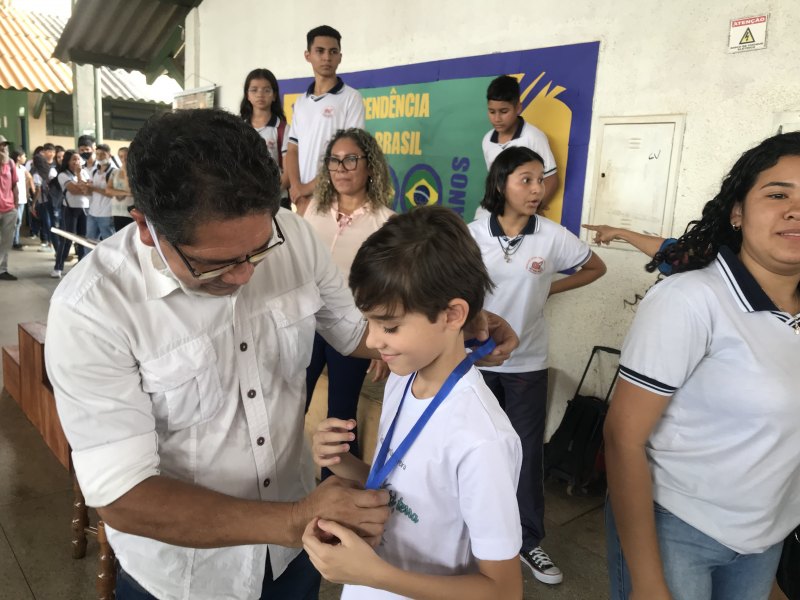 Estudante da escola Orlando Freire conquista medalha no campeonato