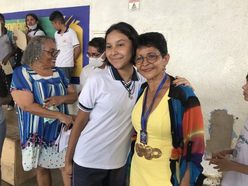 Estudante da escola Orlando Freire conquista medalha no campeonato