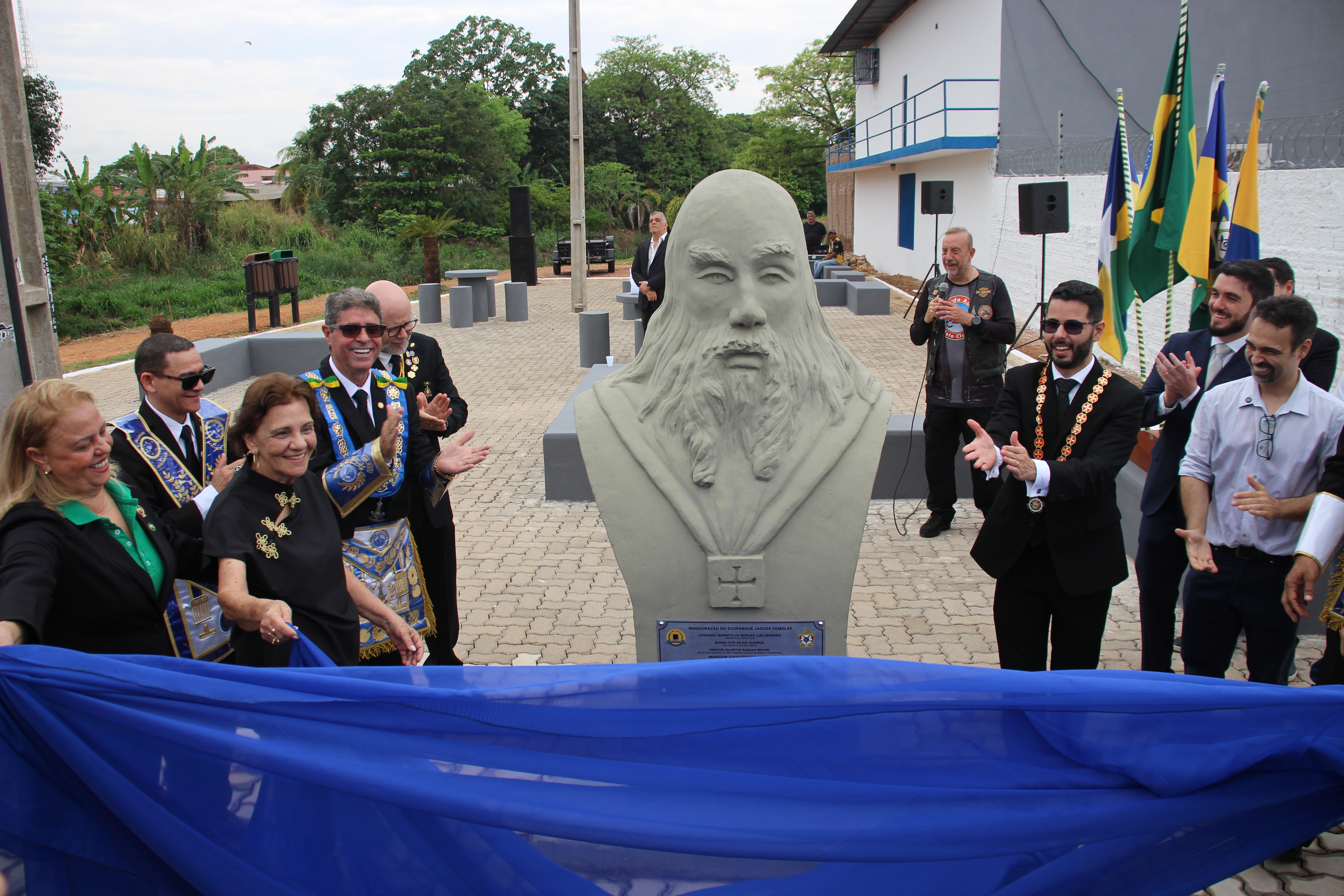 Inauguração da Praça Jacques DeMolay em Porto Velho